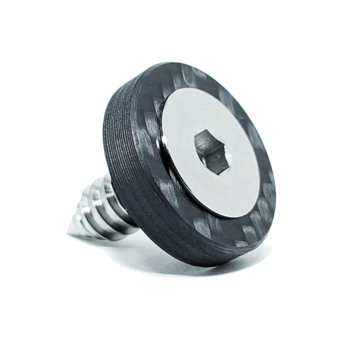 ZSPEC Carbon-Fiber Dress-Up Washers (Carbon-Weave Style), Per Each