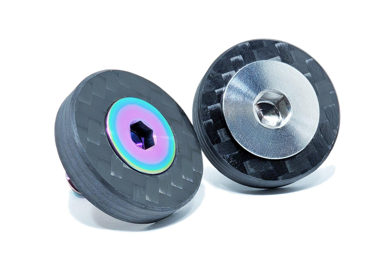 ZSPEC Carbon-Fiber Dress-Up Washers (Carbon-Weave Style), Per Each