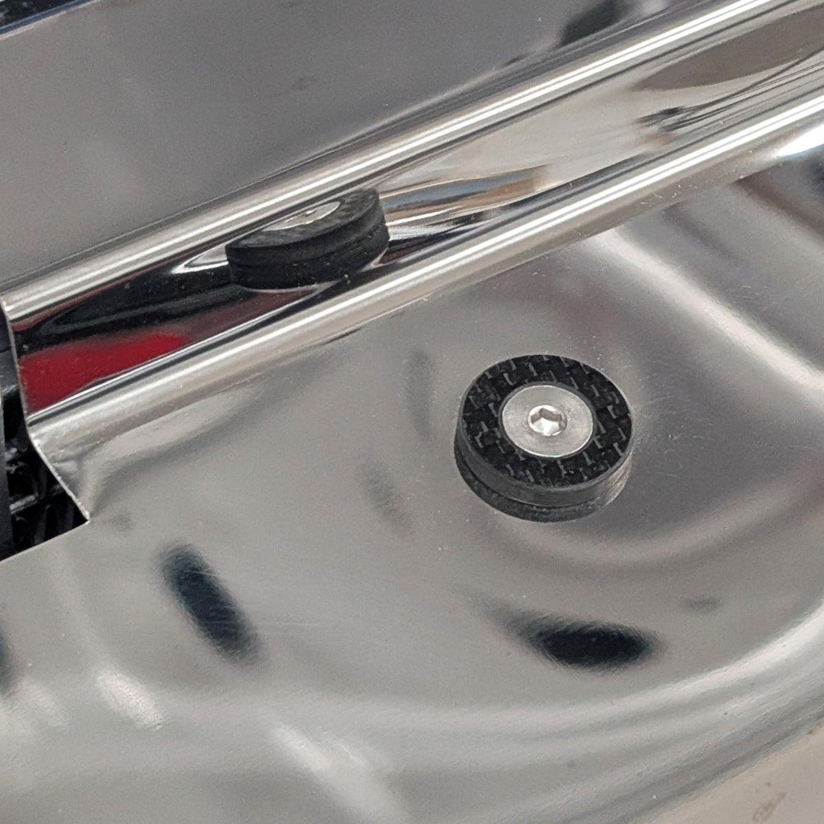 ZSPEC Carbon-Fiber Dress-Up Washers (Carbon-Weave Style), Per Each