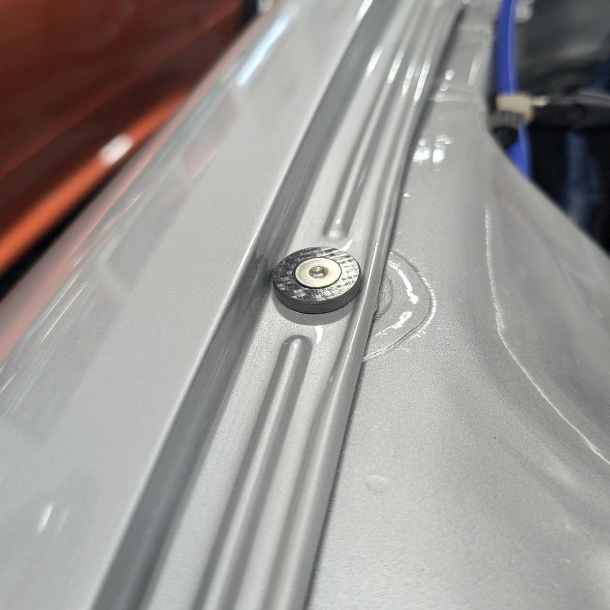 ZSPEC Carbon-Fiber Dress-Up Washers (Carbon-Weave Style), Per Each