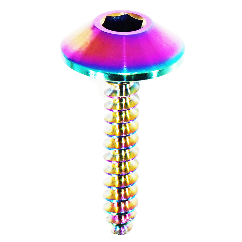 ZSPEC Angled Coarse M5x25mm Fastener, Titanium Grade-5, Per Each