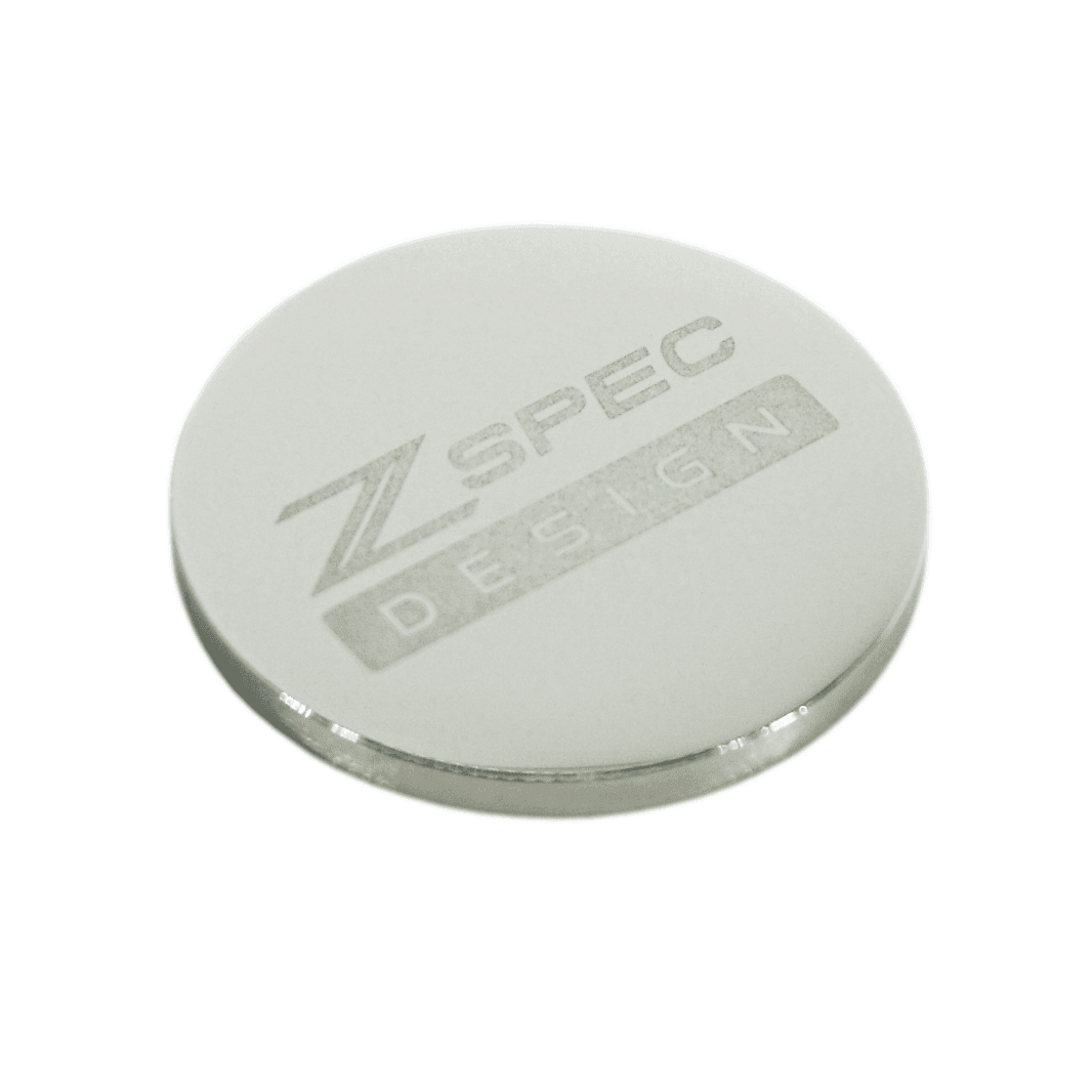 ZSPEC Shift Knob, M12-1.25, Delrin & Stainless, 4-Speed Shift Pattern Coin
