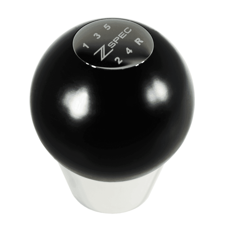 ZSPEC Shift Knob, M10-1.5, Delrin & Stainless, 5-Speed Shift Pattern Coin