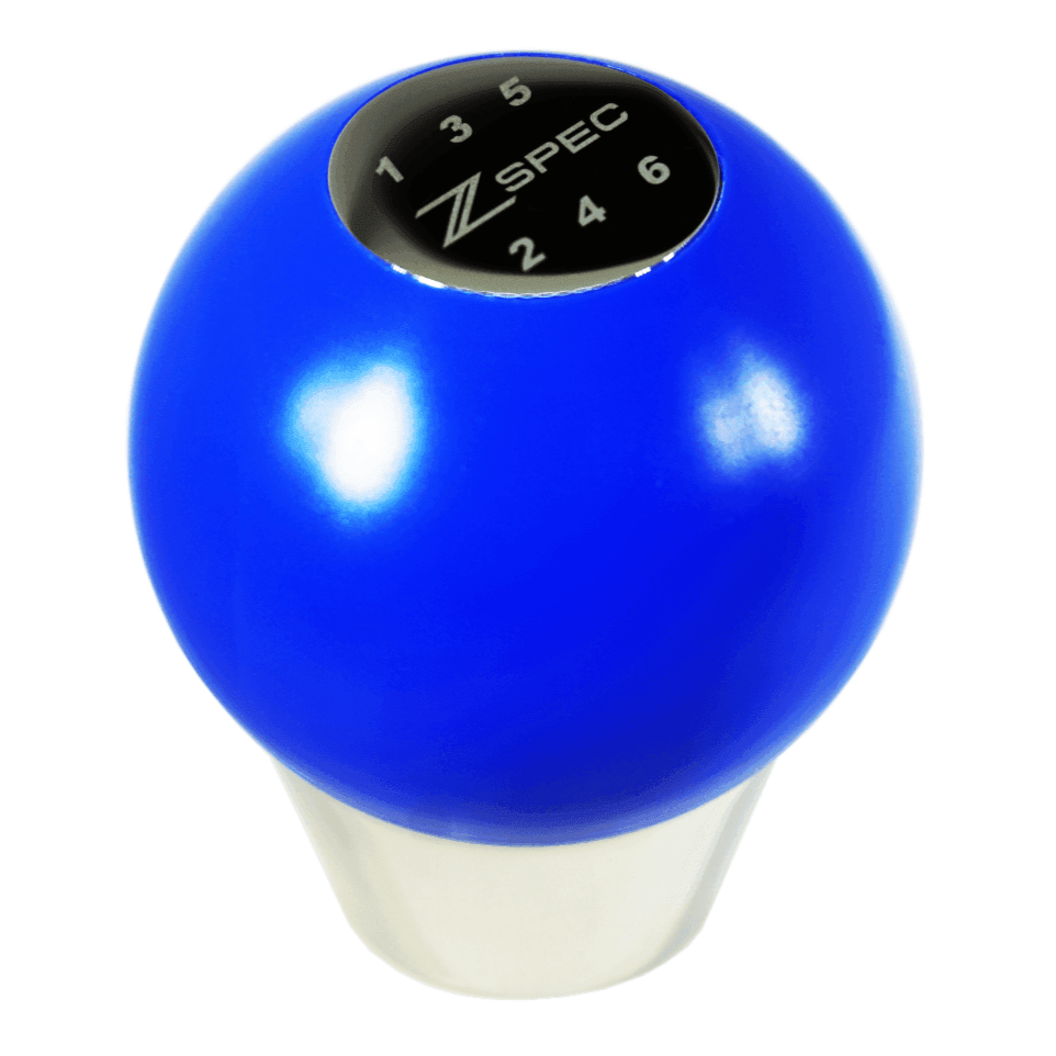 ZSPEC Shift Knob, M8-1.25, Delrin & Stainless, 6-Speed Shift Pattern Coin