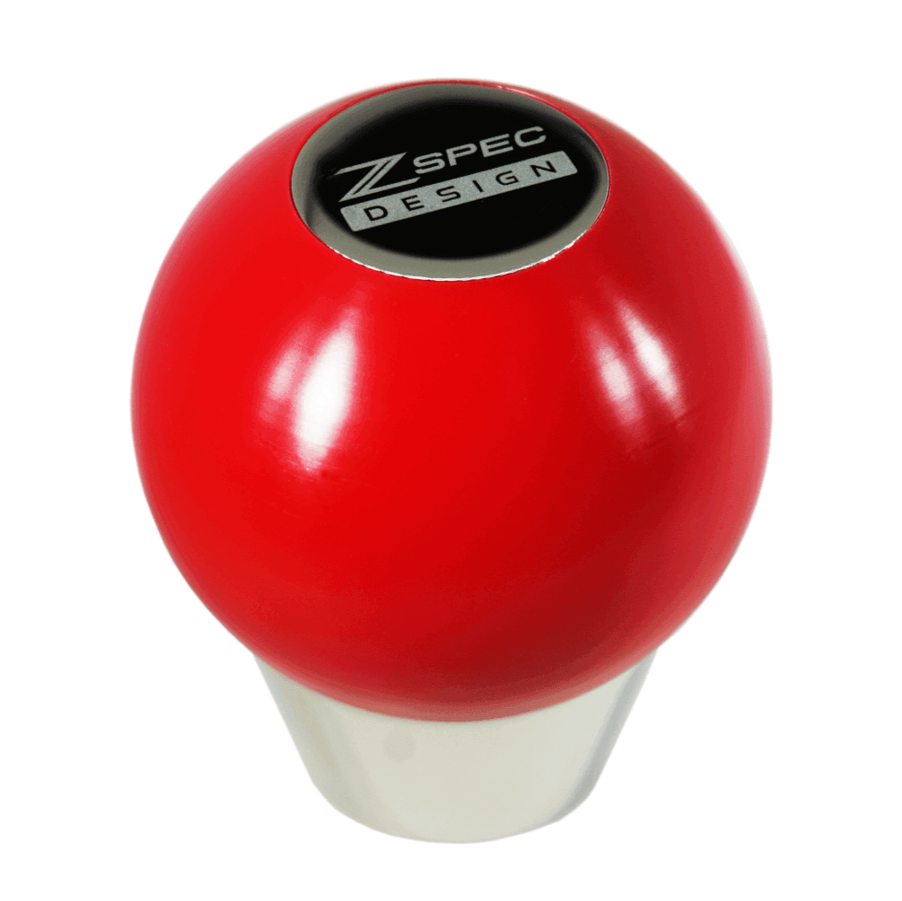 ZSPEC Shift Knob, M10-1.5, Delrin & Stainless, 4-Speed Shift Pattern Coin