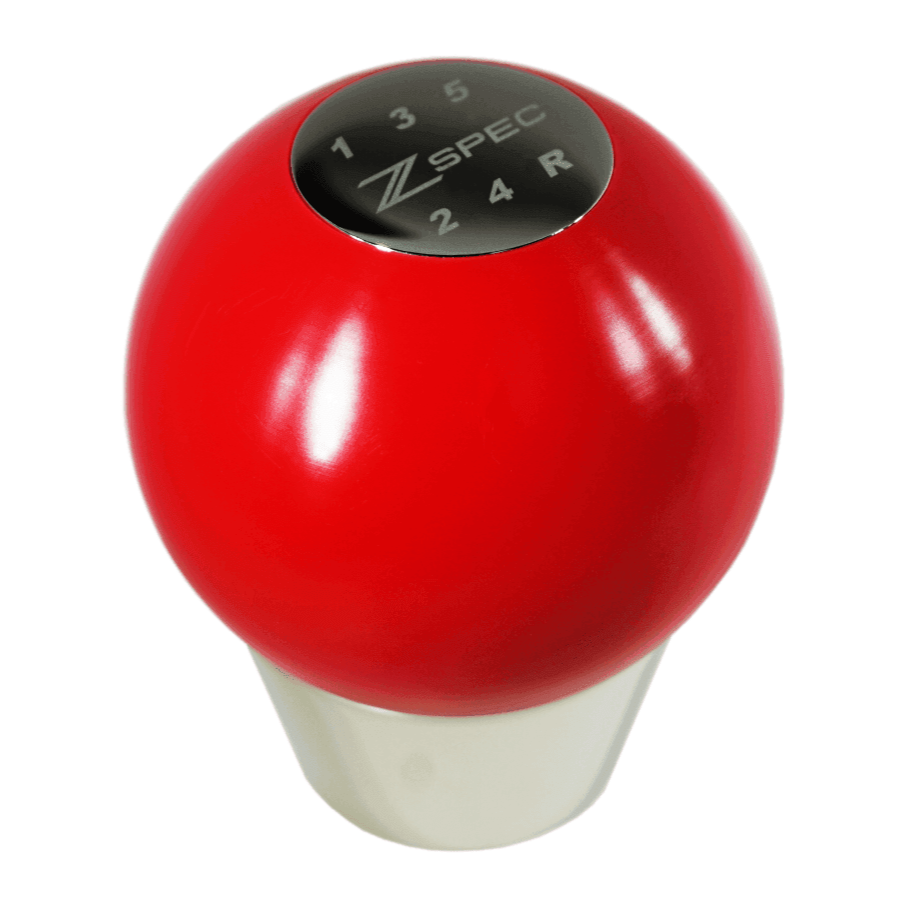 ZSPEC Shift Knob, M10-1.5, Delrin & Stainless, 5-Speed Shift Pattern Coin