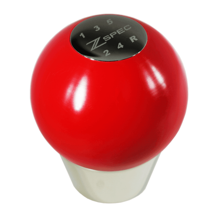 ZSPEC Shift Knob, M8-1.25, Delrin & Stainless, 5-Speed Shift Pattern Coin