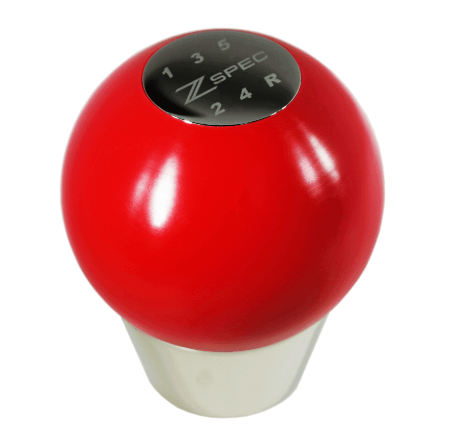 ZSPEC Shift Knob, M10-1.5, Delrin & Stainless, 5-Speed Shift Pattern Coin