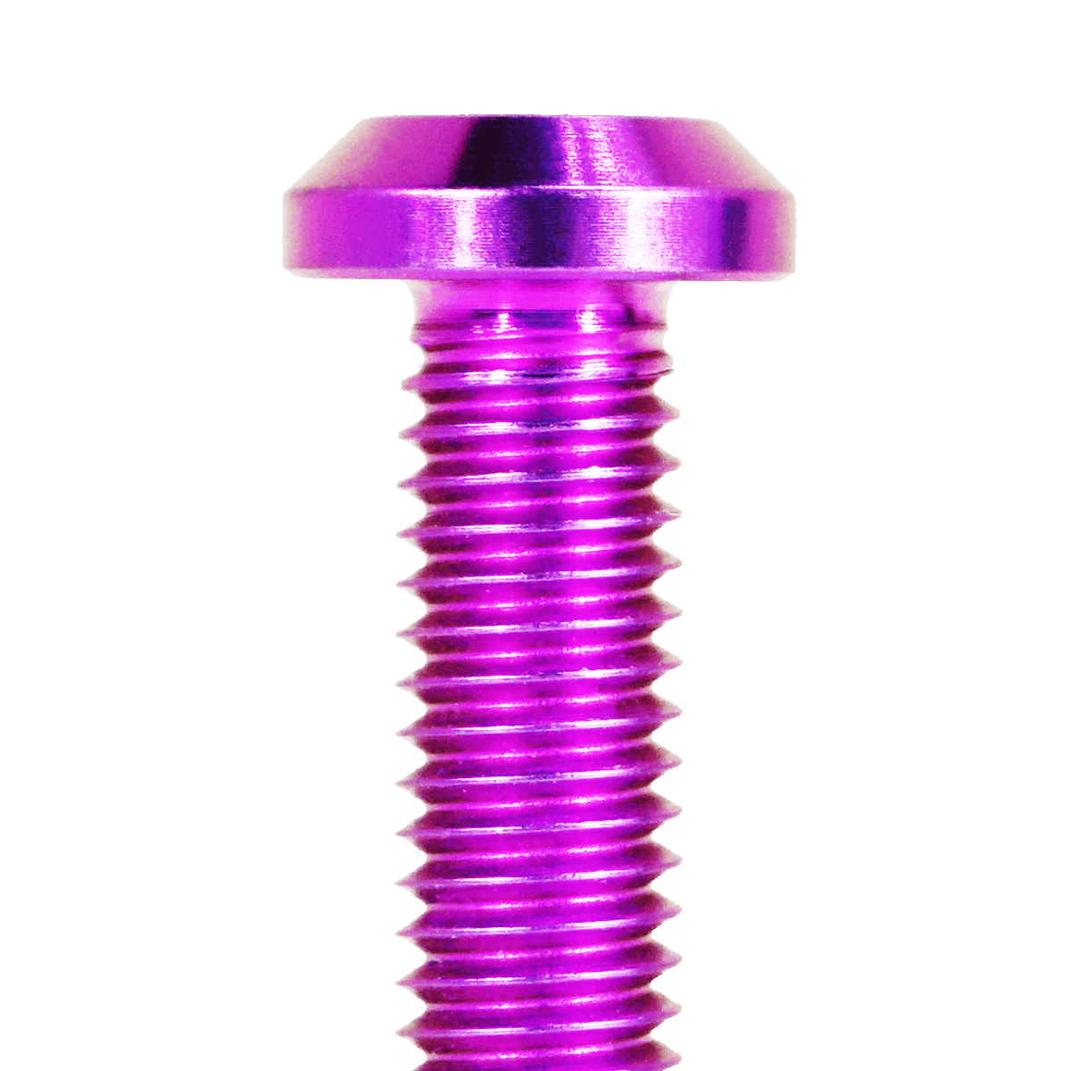 ZSPEC M6-1.0x24mm Dress Up Bolt® Fastener, Angled Head, Titanium Grade-5, Per Each