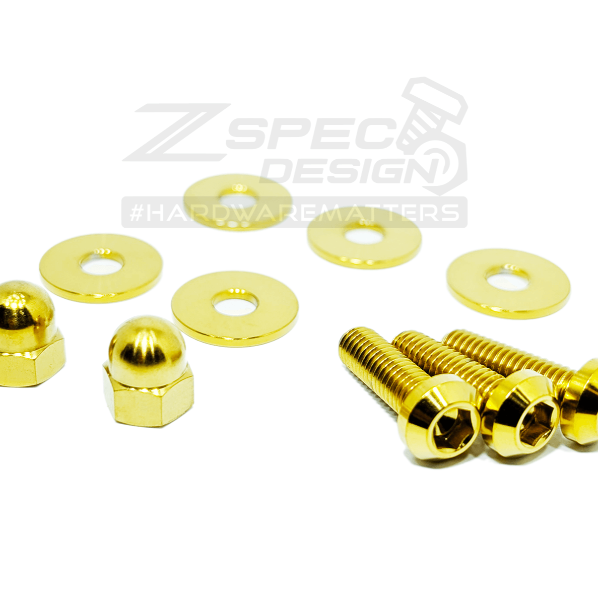 ZSPEC Engine Cover Bolts for '09-20 Nissan 370z Z34, Grade-5 Titanium