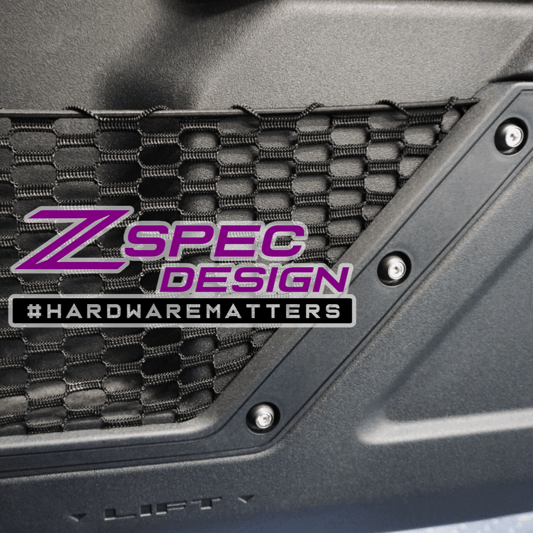 ZSPEC Interior Dress Up Bolts® Fastener Kit for '21+ Ford Bronco 2.7L, Stainless-Billet