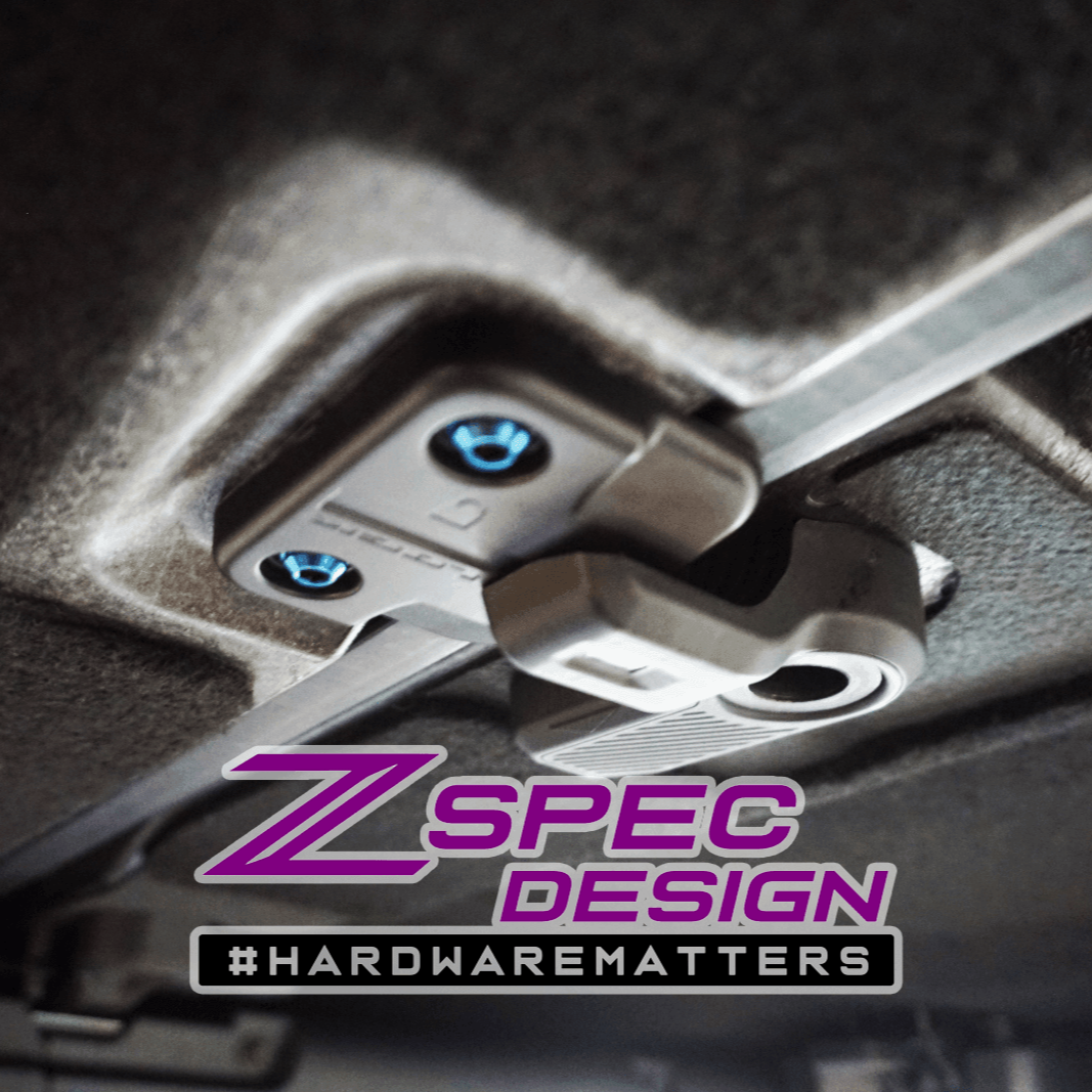 ZSPEC Interior Dress Up Bolts® Fastener Kit for 21+ Ford Bronco 2.7L, Titanium & Billet