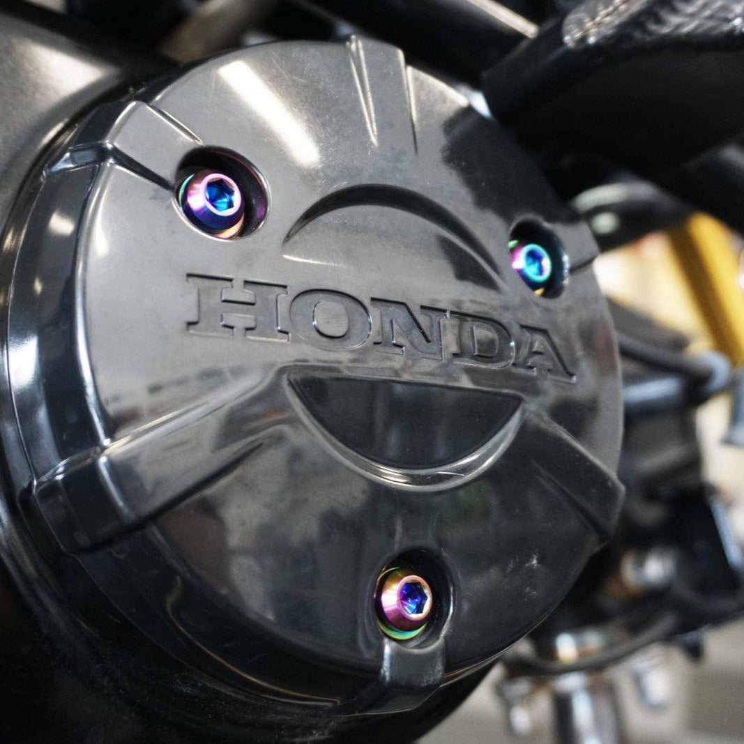 ZSPEC Dress-Up Bolts® Hardware Kit for the pre-2020 Honda Grom Platform, Titanium