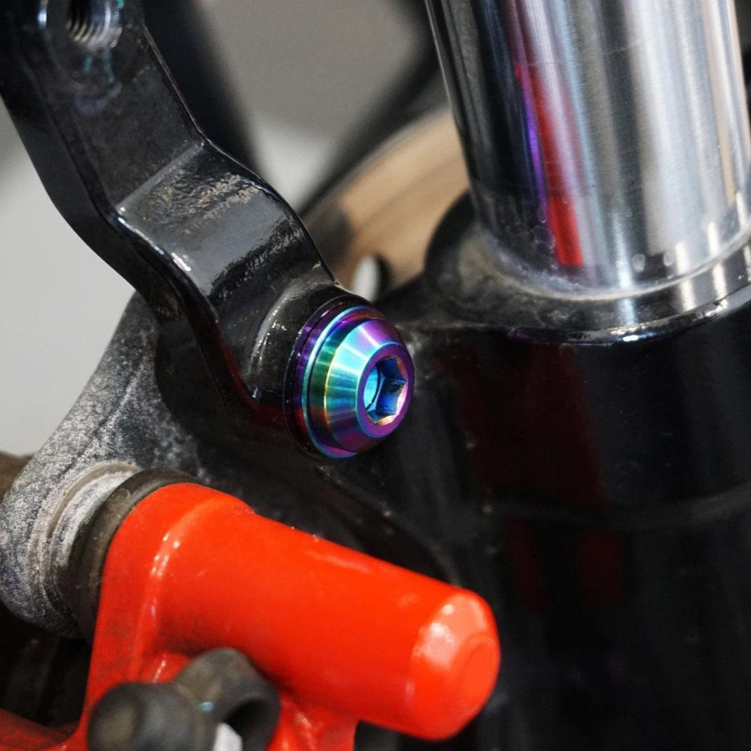 ZSPEC Dress-Up Bolts® Hardware Kit for the pre-2020 Honda Grom Platform, Titanium