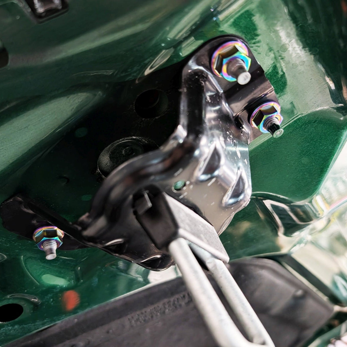 ZSPEC Hood Catches Strikers Titanium Hardware for '22+ Mini Cooper F56s