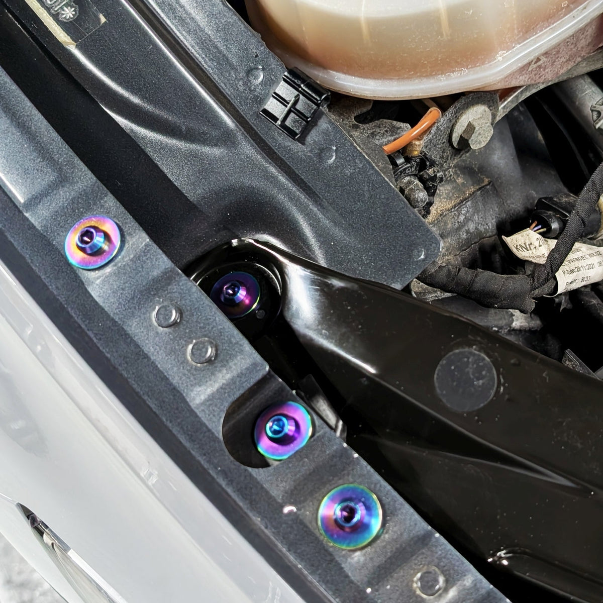ZSPEC Stage-2 Dress Up Fastener Kit for '22+ VW MK8 Golf GTi, Grade-5 Titanium