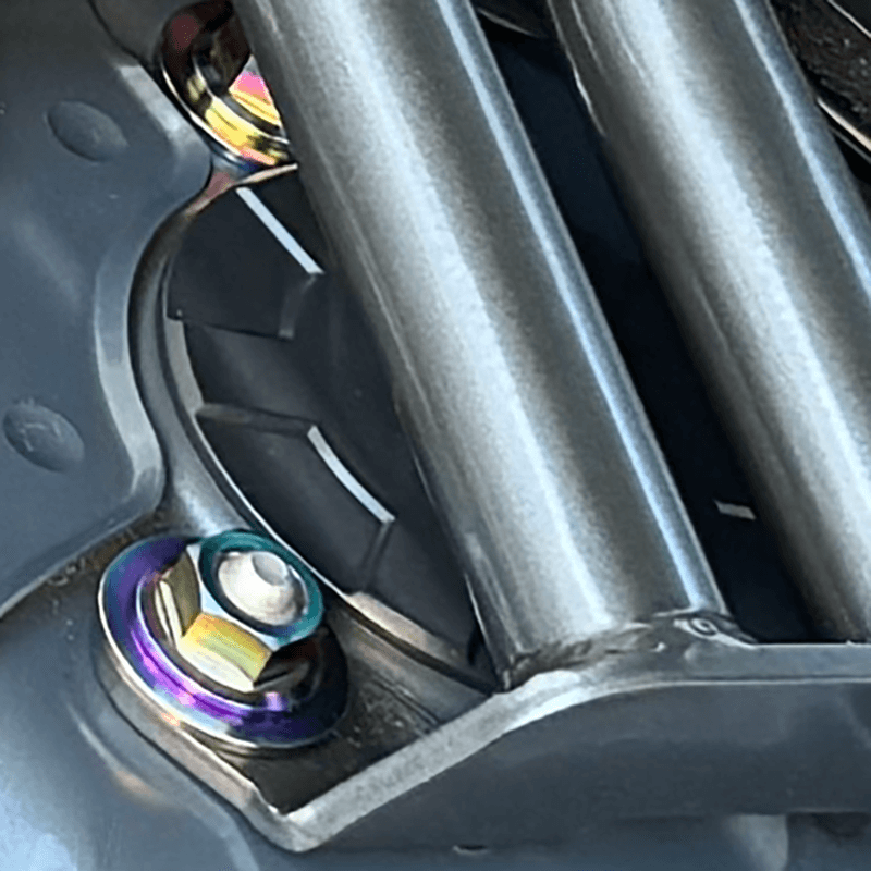ZSPEC Front-Struts Dress-Up Fastener Kit for the '19+ Mazda3 2.5 Turbo BP, Titanium