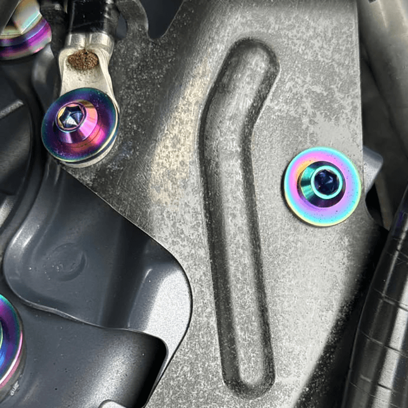 ZSPEC Stage-2 Dress Up Bolts® Fastener Kit for the '19+ Mazda3 2.5 Turbo BP, Titanium