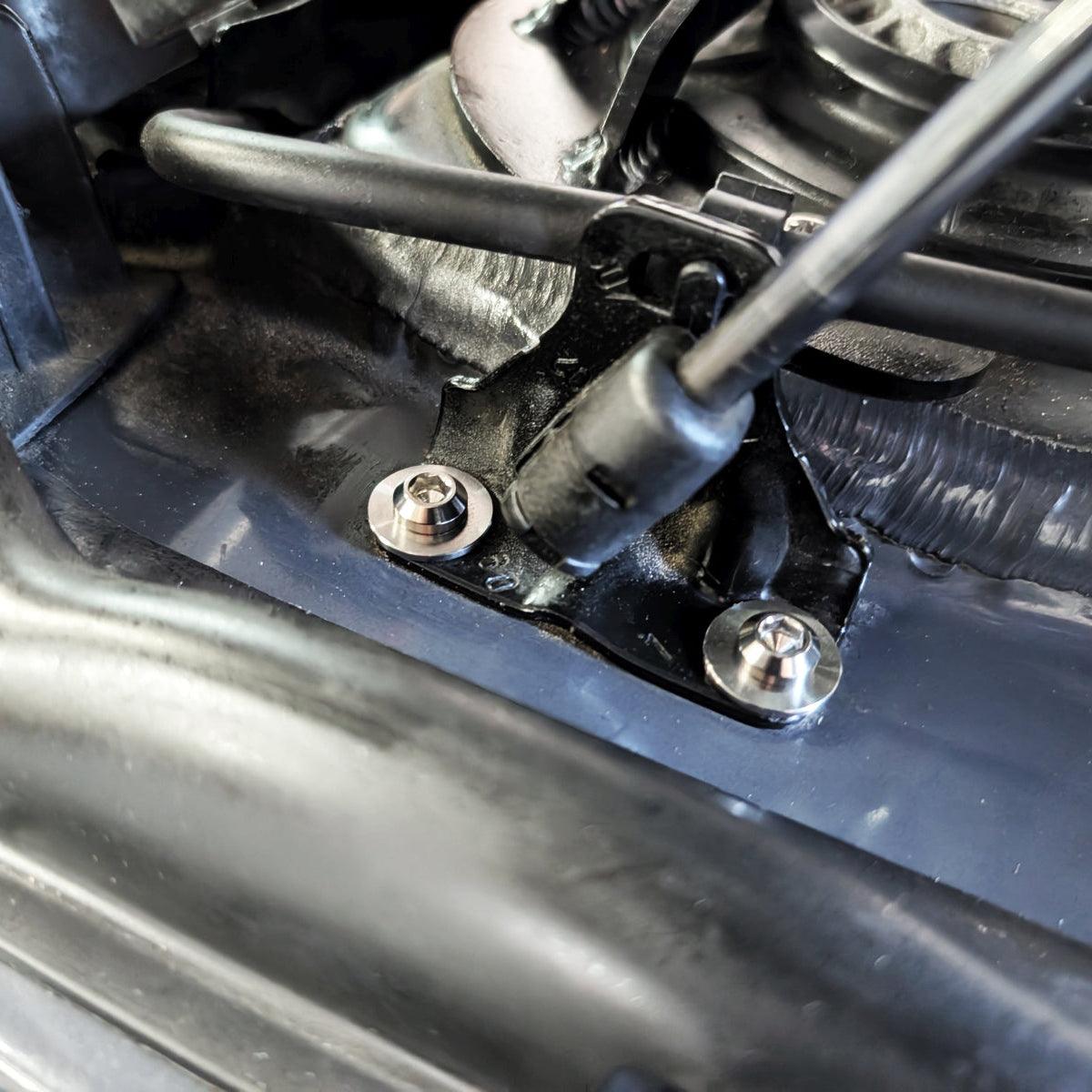 ZSPEC Stage-2 Dress Up Bolts® Fastener Kit, '14-21 Mini Cooper F56s, Titanium