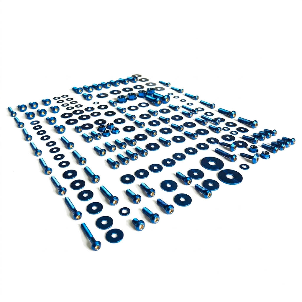 ZSPEC Stage-2 Dress Up Bolts® Fastener Kit for Ford Mustang SN95 V8, Titanium