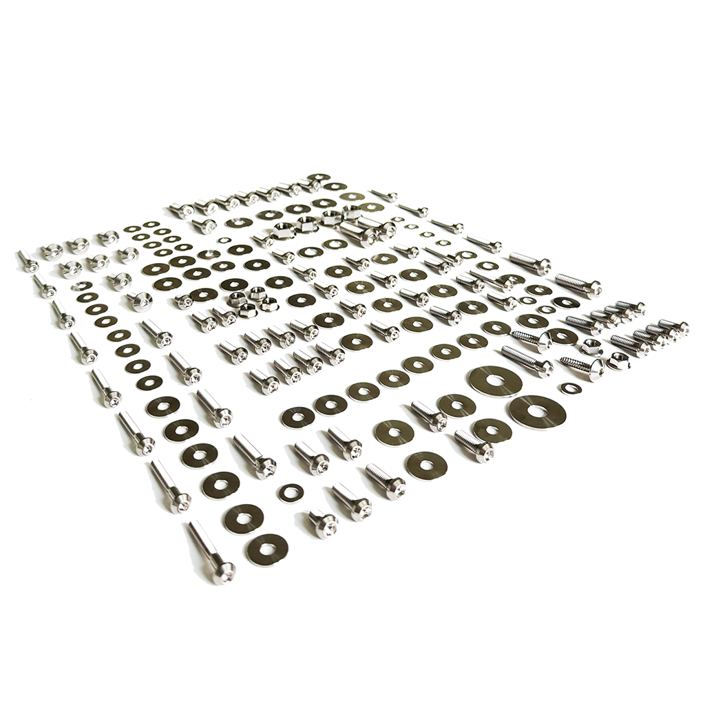 ZSPEC Stage-2 Dress Up Bolts® Fastener Kit for Ford Mustang SN95 V8, Titanium