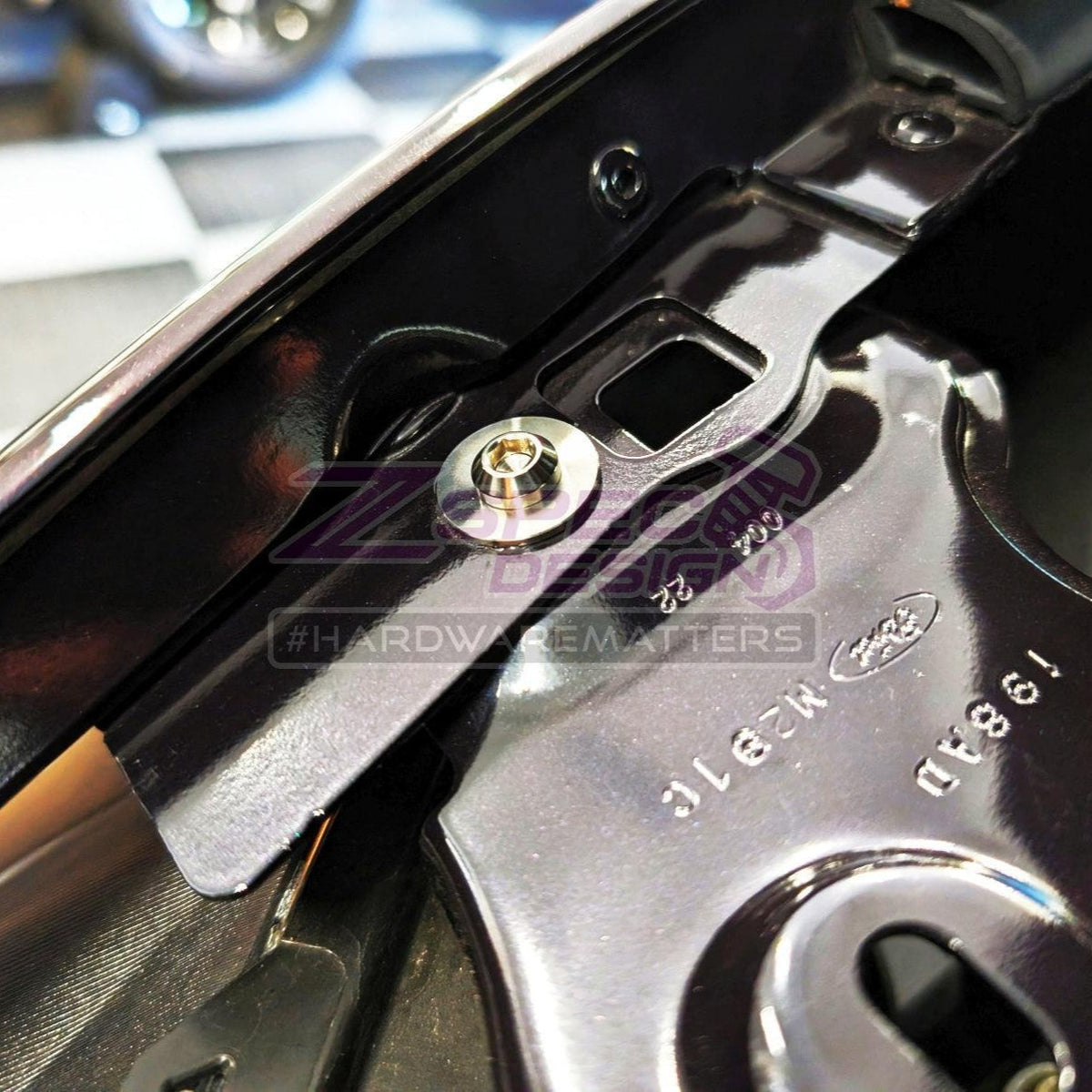 ZSPEC Stage-3 Dress Up Bolts® Fastener Kit for '15-23 Ford Mustang GT 5.0L S550, Titanium