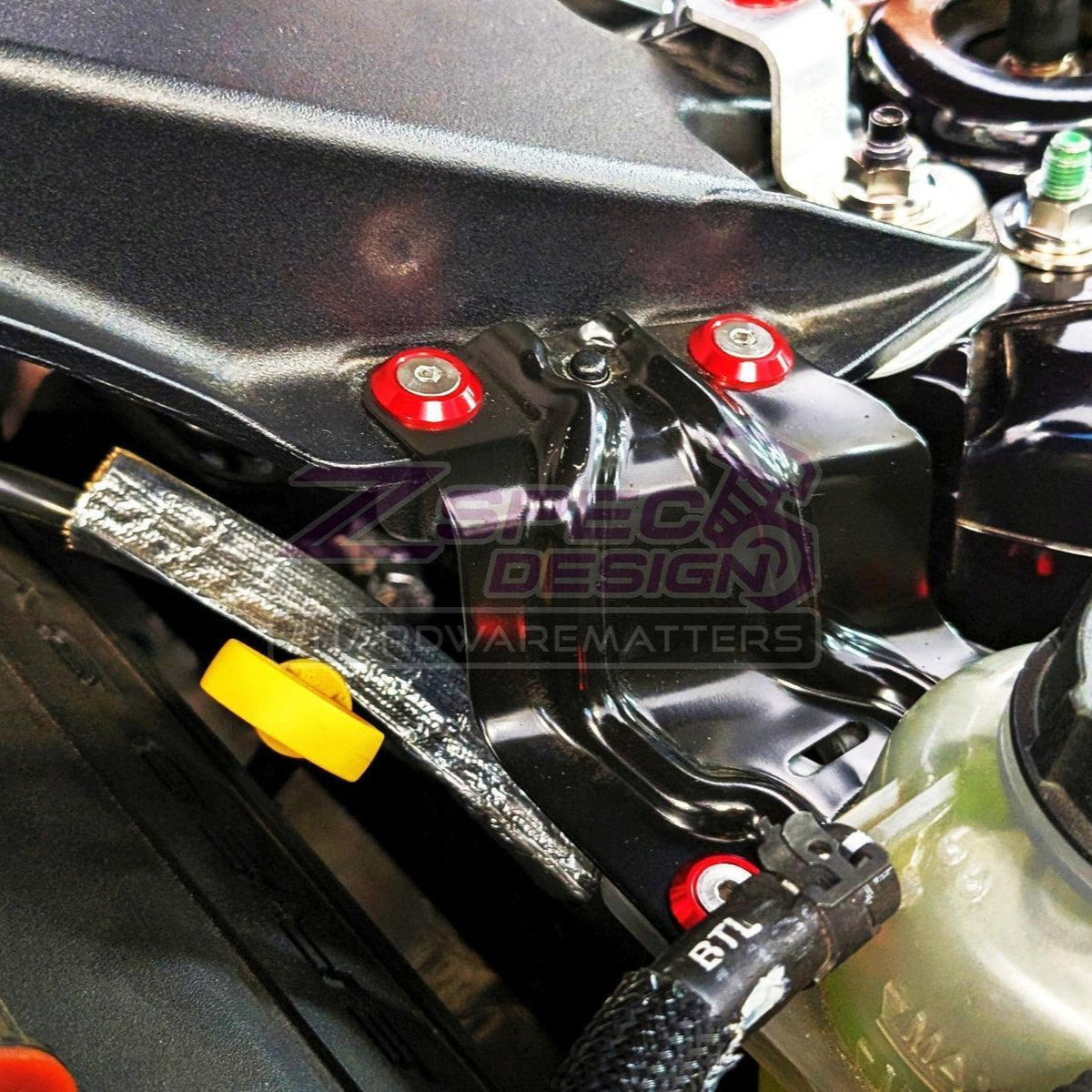 ZSPEC Stage-2 Dress Up Bolts® Fastener Kit for '15-23 Ford Mustang GT500 S550, Stainless & Billet