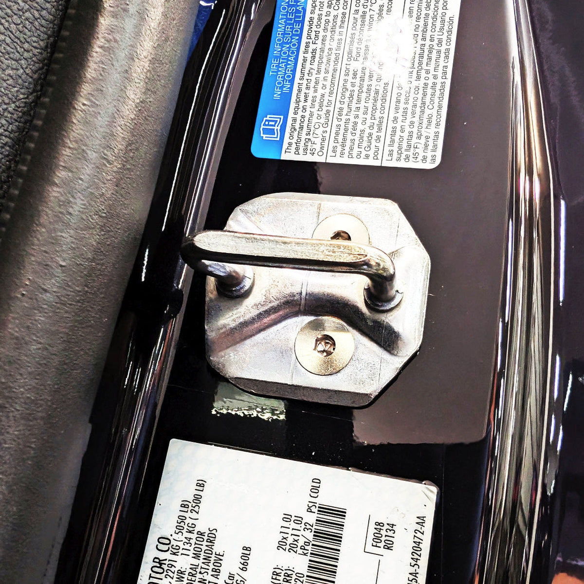 ZSPEC Door-Jams Fastener Kit for the '15-23 Ford Mustang S550, Titanium