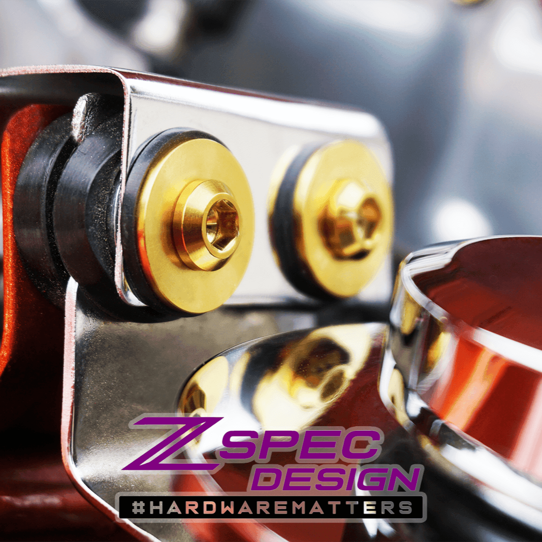 ZSPEC Stage-2 Dress Up Bolts® Hardware Kit for Nissan 300zx Z32, Titanium