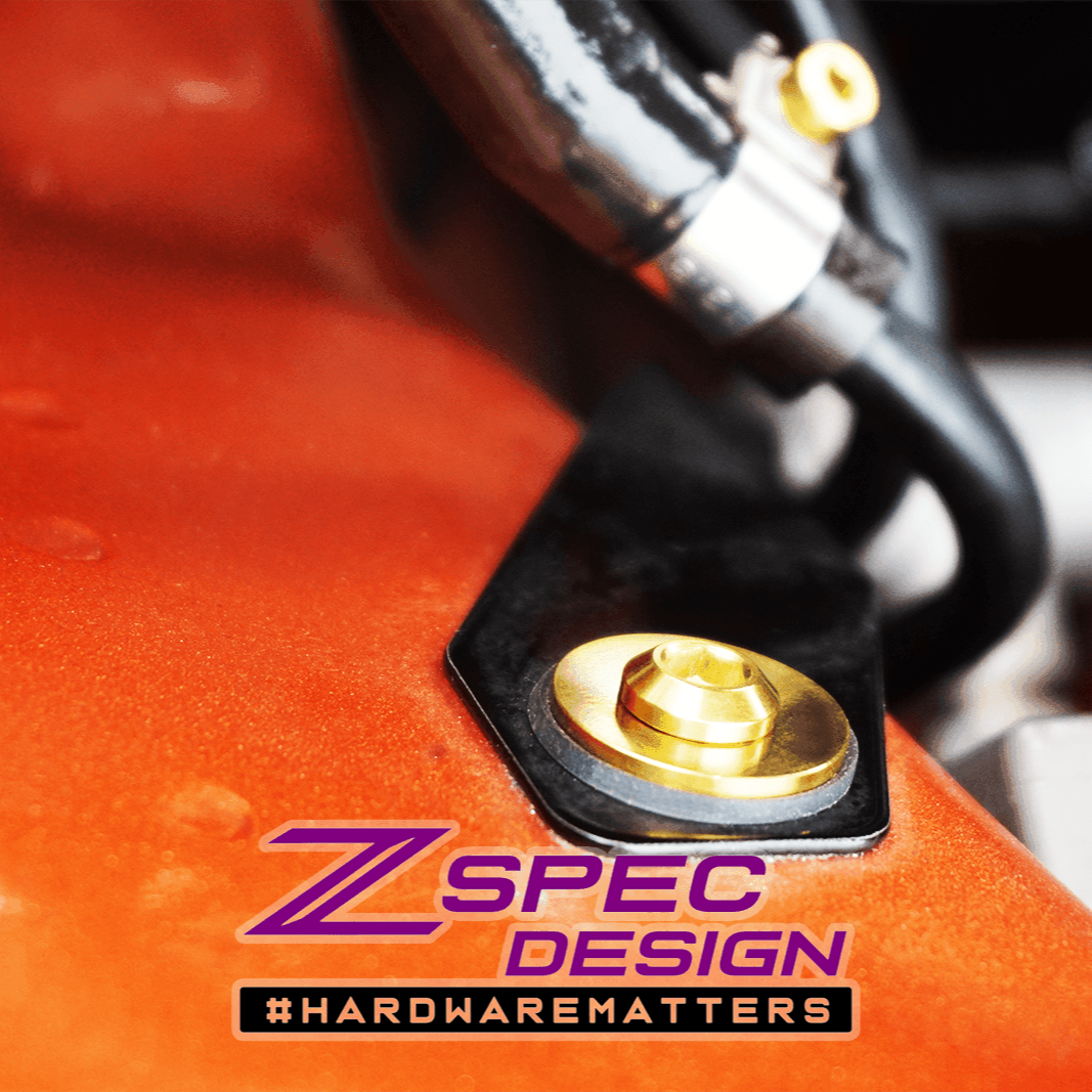 ZSPEC Stage-2 Dress Up Bolts® Hardware Kit for Nissan 300zx Z32, Titanium