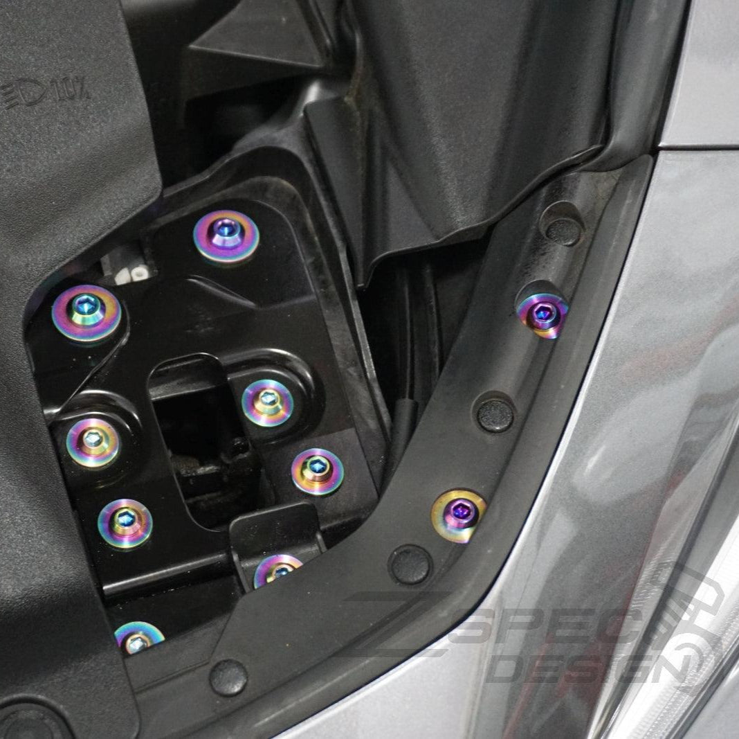 ZSPEC Stage-2 Dress Up Bolts® Fastener Kit for Infiniti Q50/Q60 w/VR30DDTT, Titanium