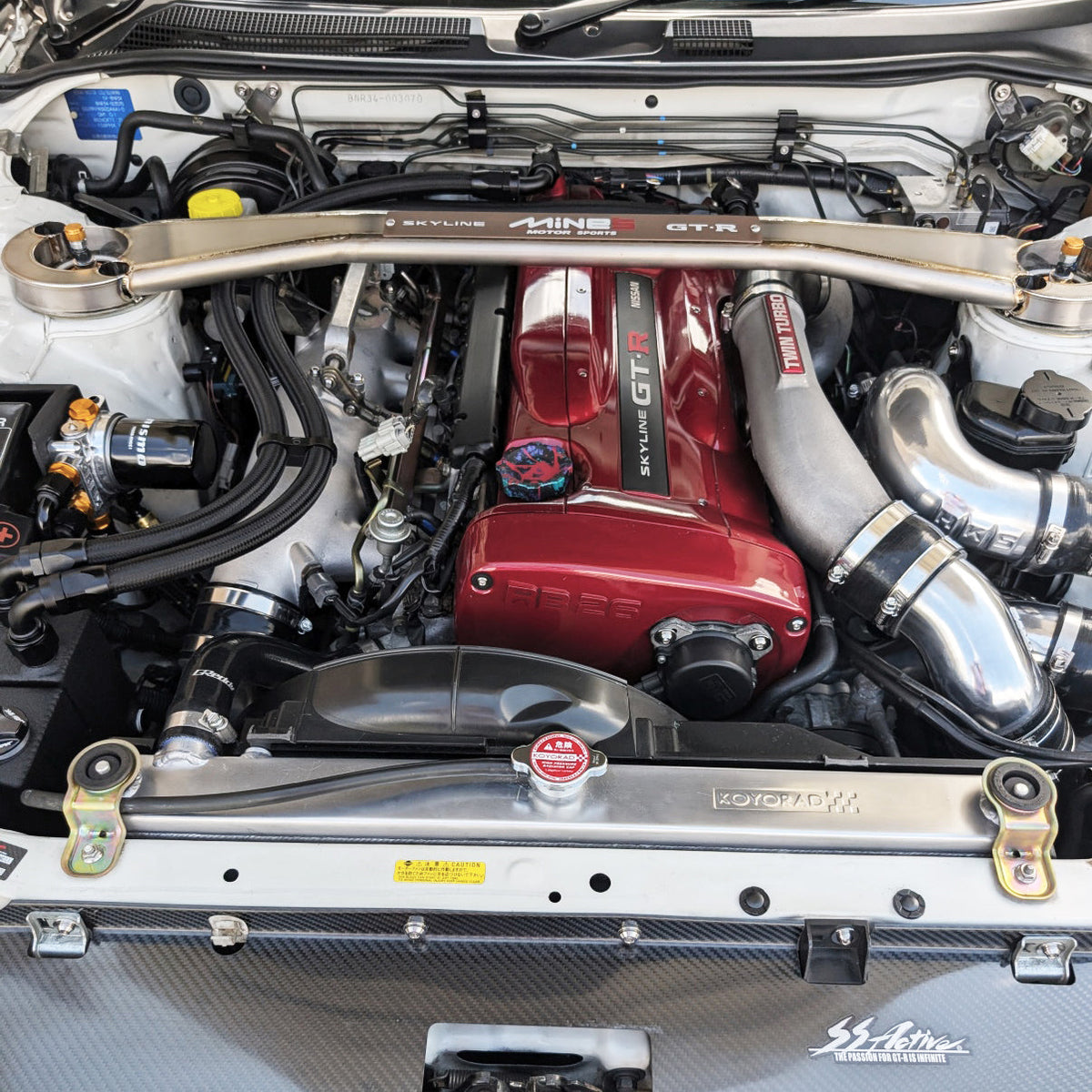 ZSPEC Stage-2 Titanium Hardware Kit for the Nissan Skyline GTR R34, RB26DETT