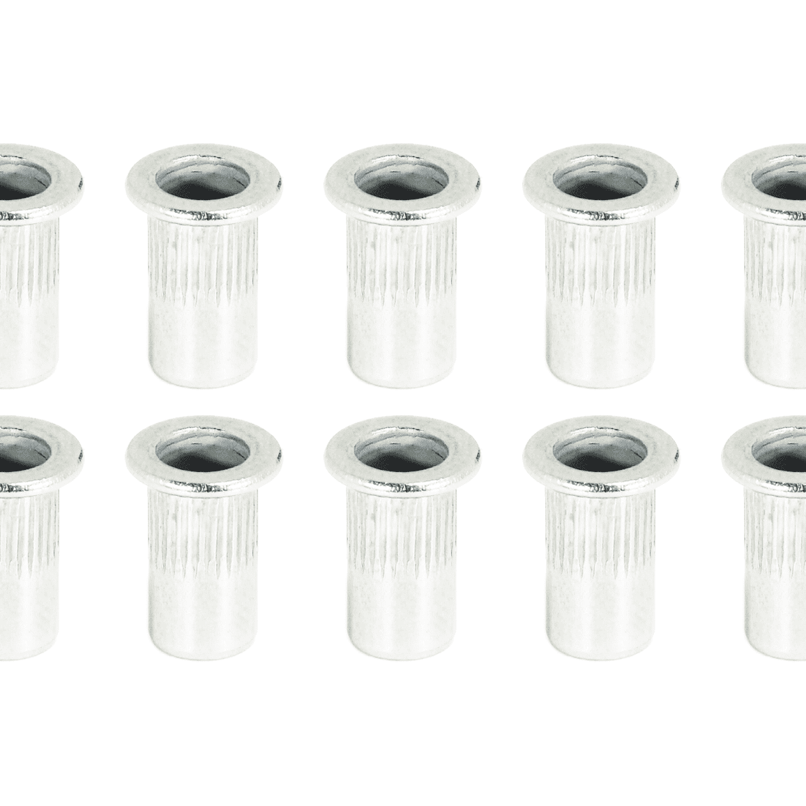 ZSPEC M5-0.8 Rivet Nuts, SUS304 Stainless Steel, 10-Pack