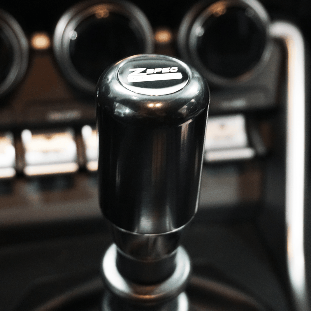 ZSPEC Shift Knob, M10-1.5, Delrin & Stainless, 5-Speed Shift Pattern Coin