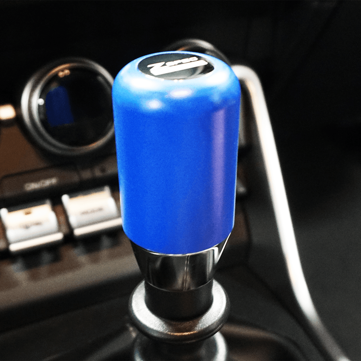 ZSPEC Shift Knob, M8-1.25, Delrin & Stainless, 4-Speed Shift Pattern Coin