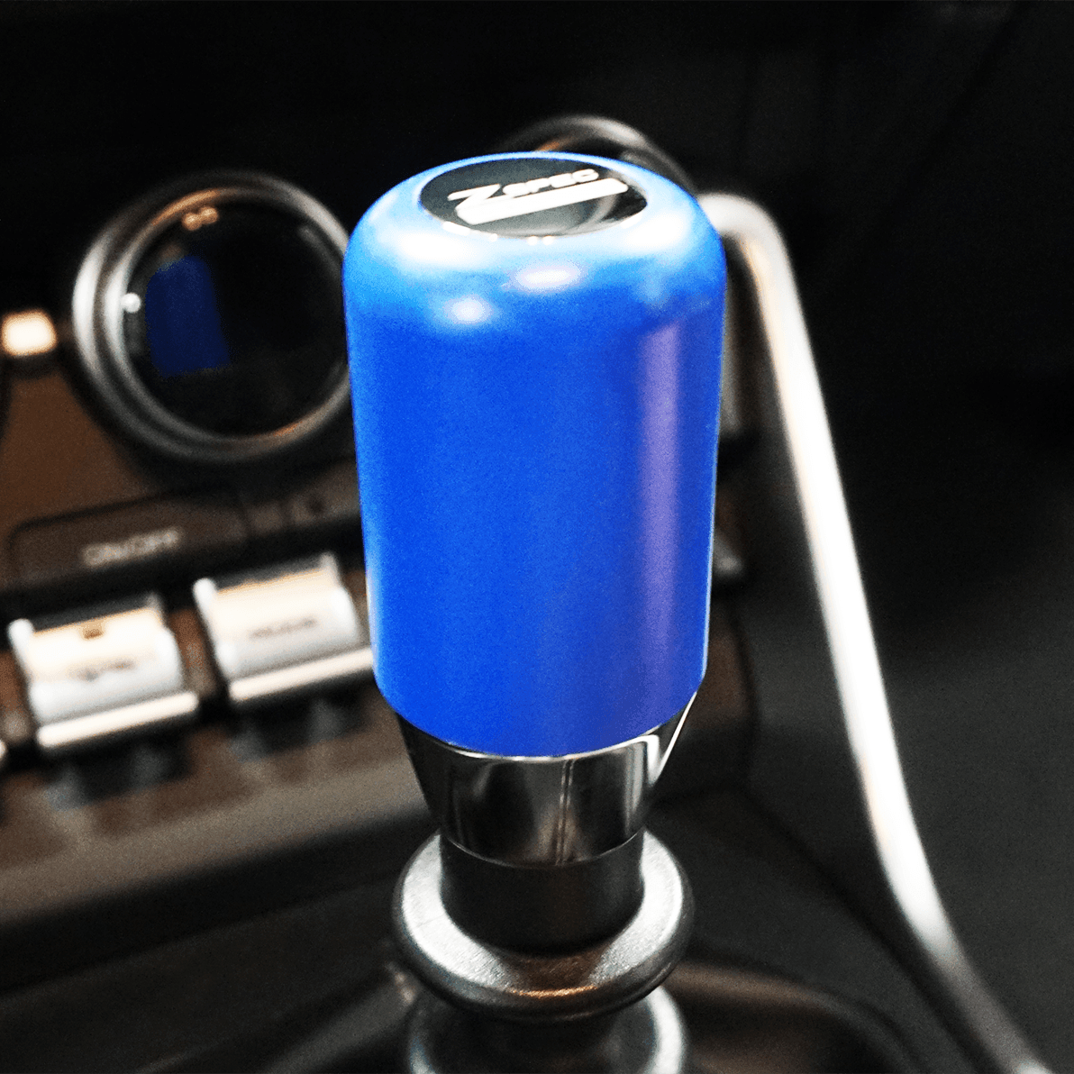 ZSPEC Shift Knob, M10-1.5, Delrin & Stainless, 4-Speed Shift Pattern Coin