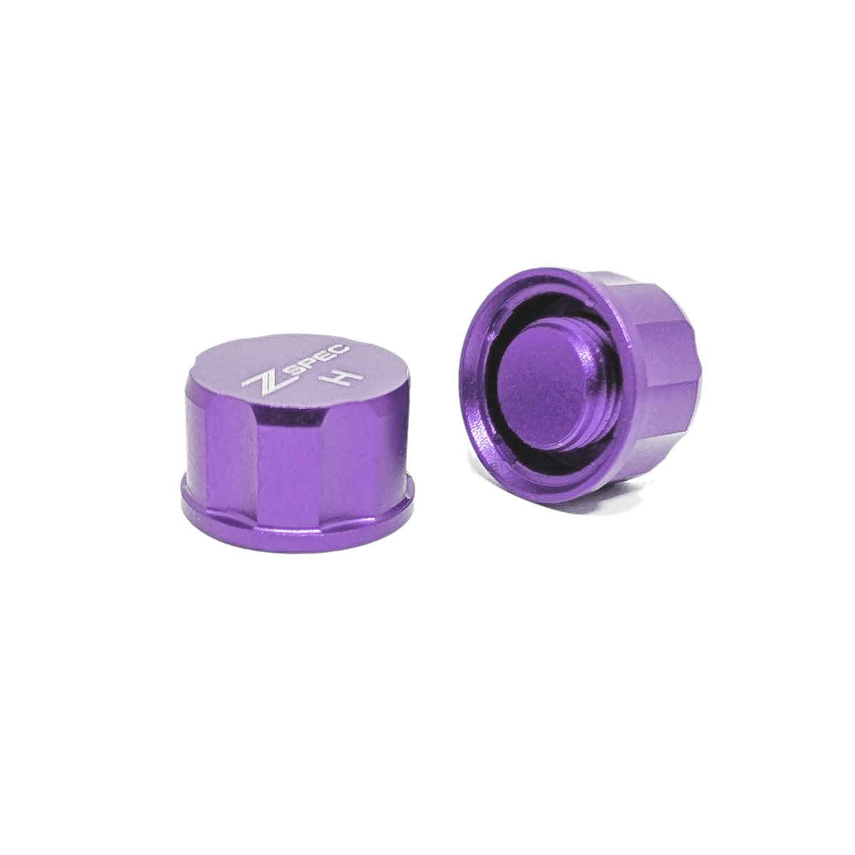 ZSPEC Billet AC Dress Up Caps Set, High & Low, for R-1234YF Systems