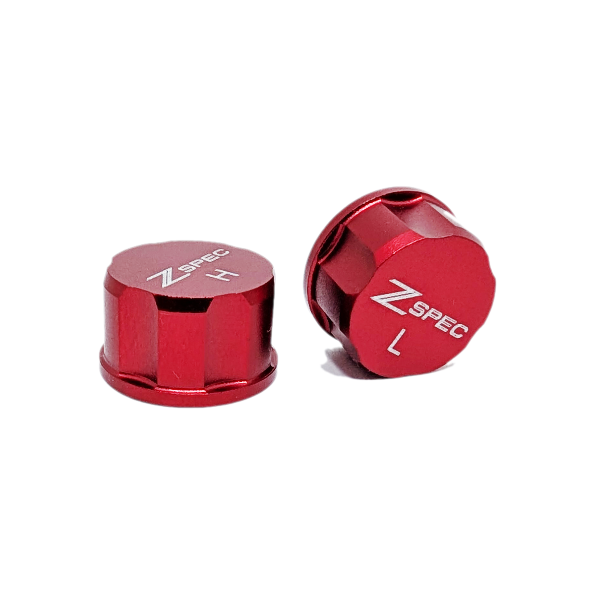 ZSPEC Billet AC Dress Up Caps Set, High & Low, for R-1234YF Systems