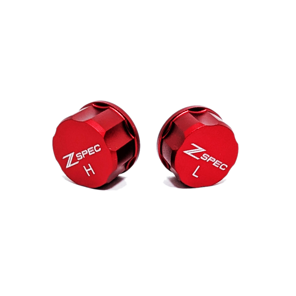 ZSPEC Billet AC Dress Up Caps Set, High & Low, for R-1234YF Systems