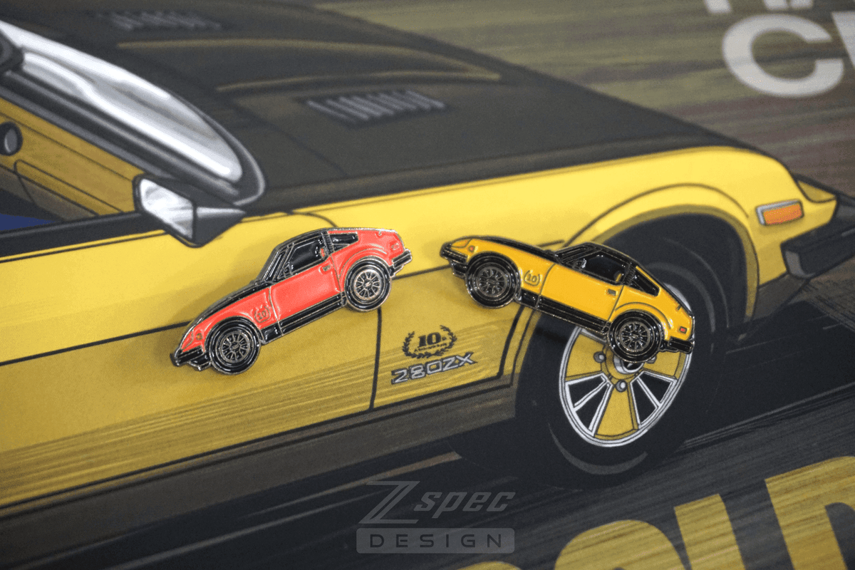 ZSPEC Datsun 280zx S130 Anniversary Edition Lapel / Hat Pin