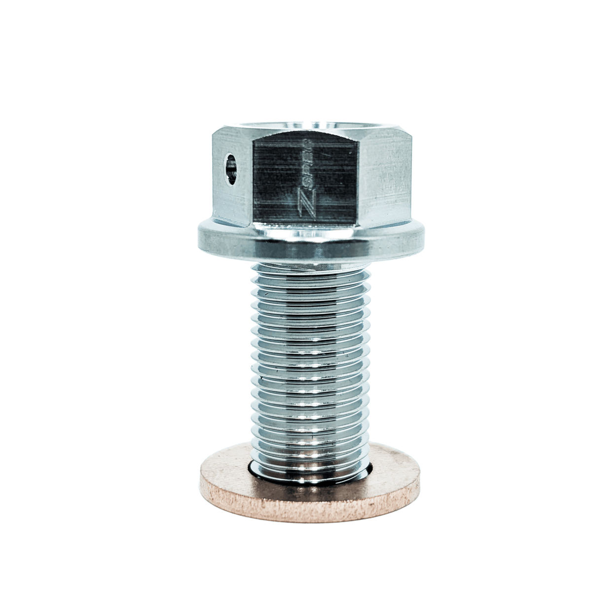 ZSPEC Magnetic Oil Drain Plug w/ Drilled Head, Titanium GR5, Per Each