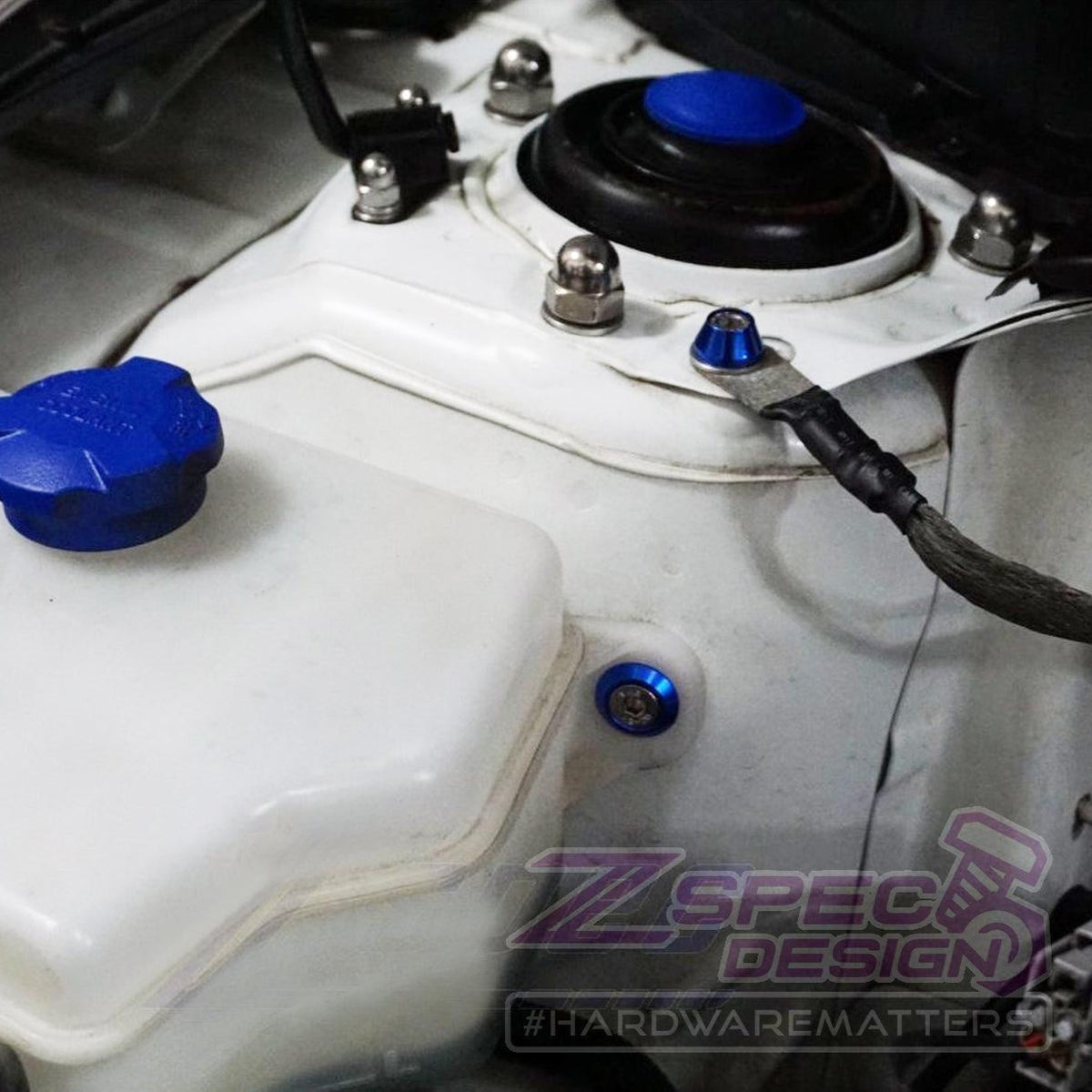 ZSPEC Stage-2 Dress Up Bolts® Fastener Kit for Hyundai Veloster FS, Stainless & Billet
