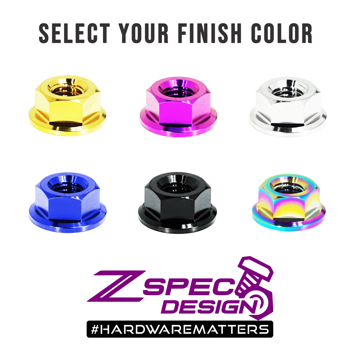 ZSPEC Shocks Hardware Kit for Lexus LC 500, Titanium