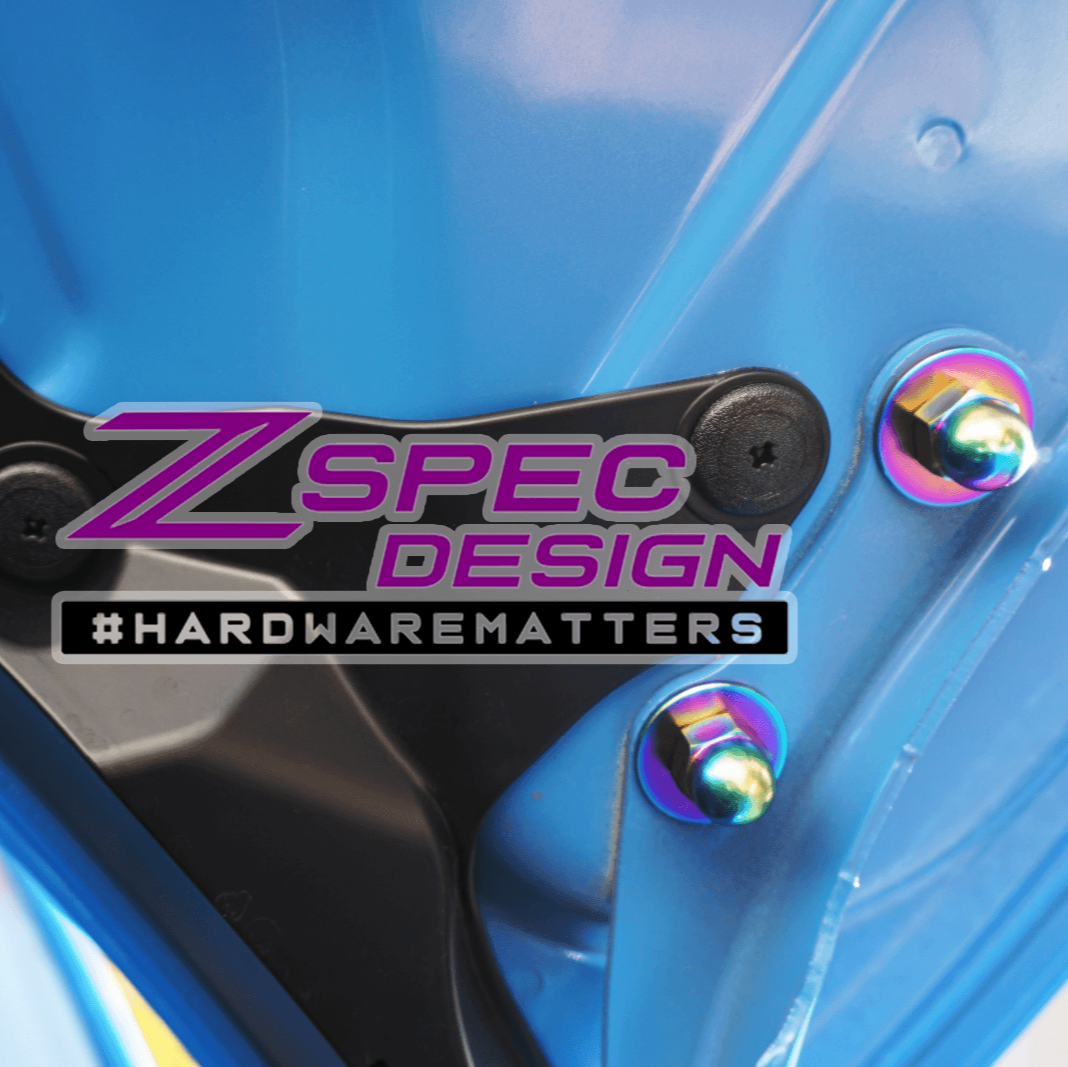 ZSPEC Stage-1 Dress Up Bolts® Fastener Kit for '22+ Toyota GR86 & Subaru BRZ, Titanium