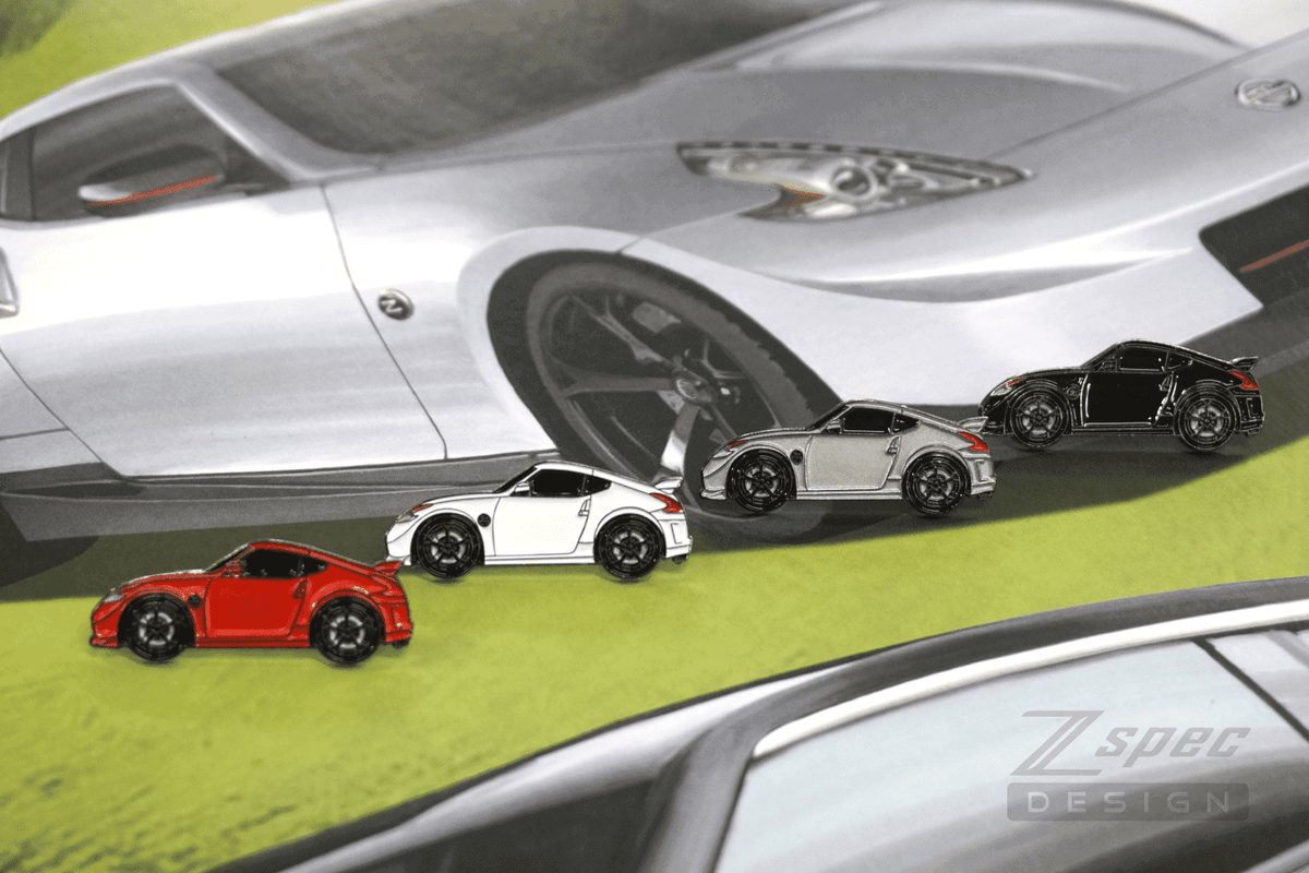 ZSPEC Nissan 370z / Z34 Nismo V1 - Edition Lapel / Hat Pin