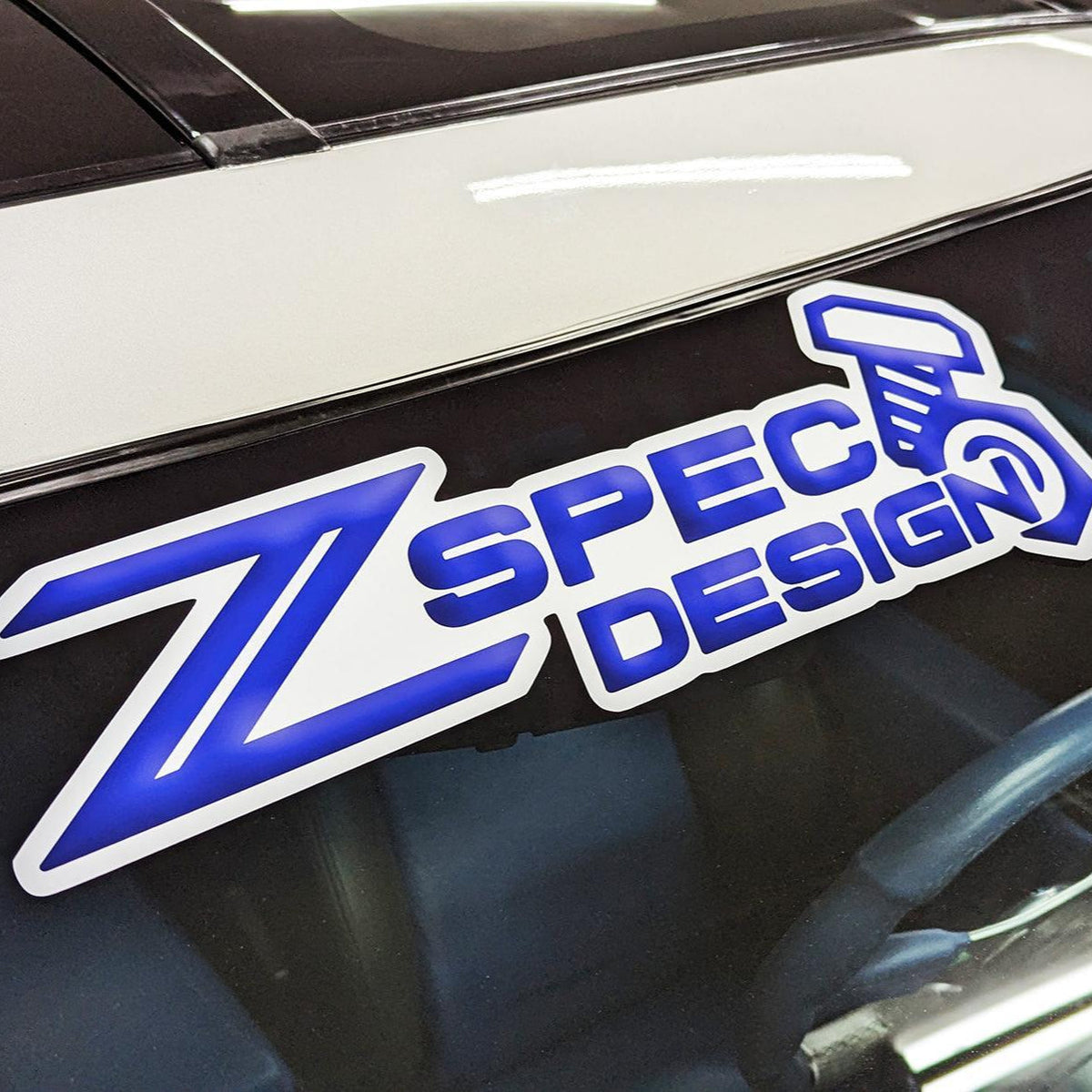Windshield Banner, ZSPEC Design, Vinyl Sticker Decal, ~16" x  6"