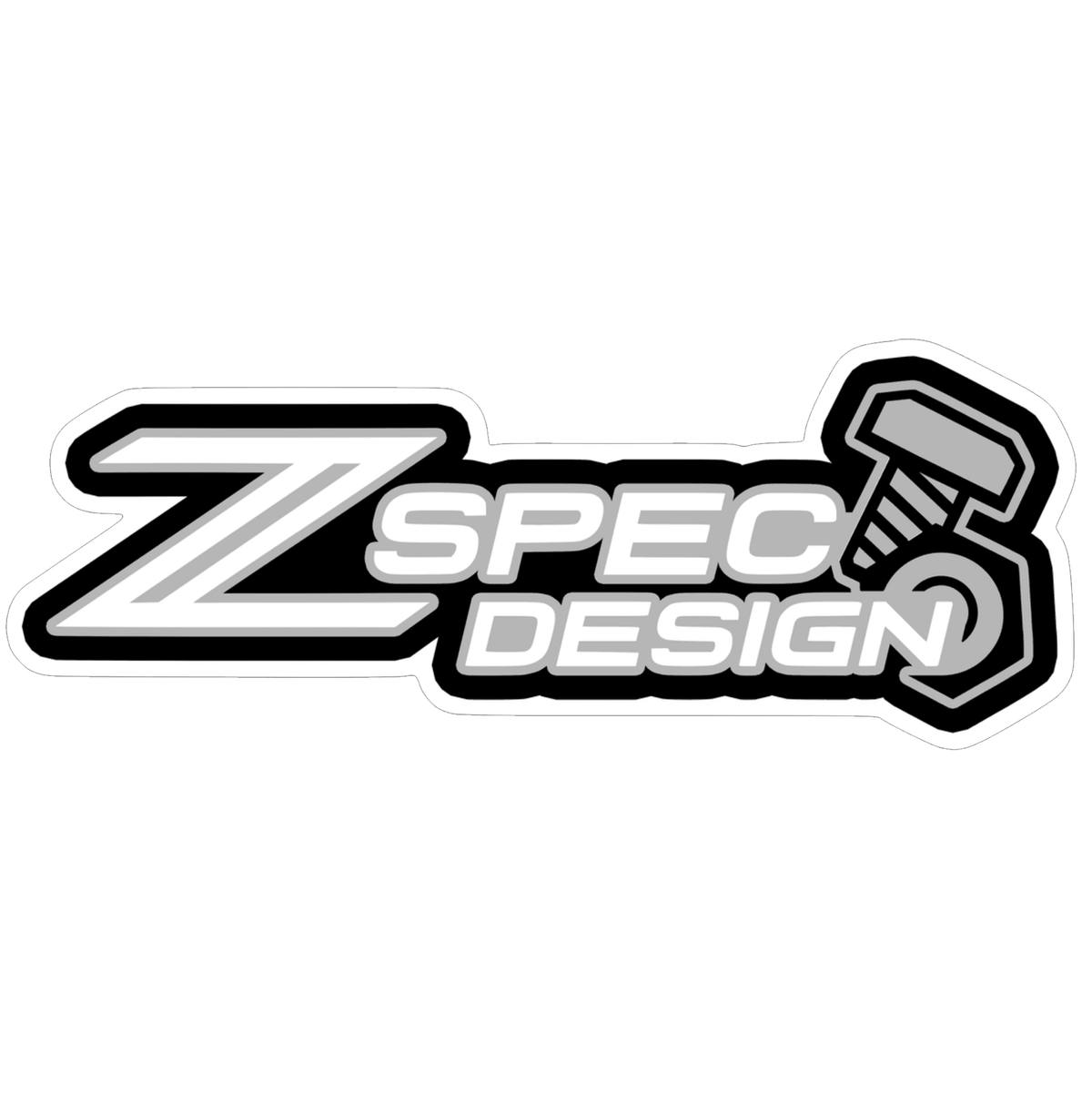 Windshield Banner, ZSPEC Design, Vinyl Sticker Decal, ~16" x  6"