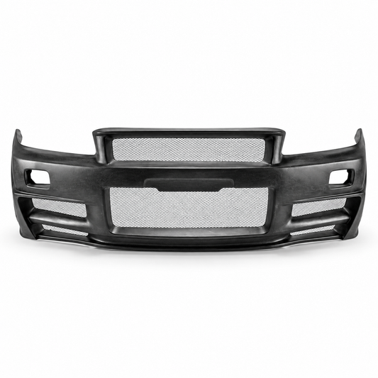 Fiber Glass Z Tune Style Front Bumper for Nissan Skyline R34 GTT GTR