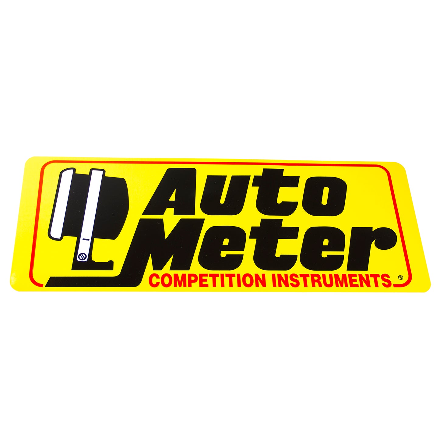 DECAL LARGE (16 In. L) YELLOW COMPETITION INSTRUMENTS