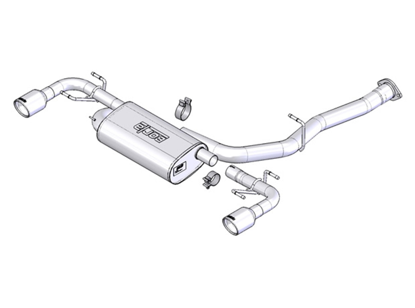 RX-8 2003-2009 Cat-Back(tm) Exhaust System EC-Type Approved